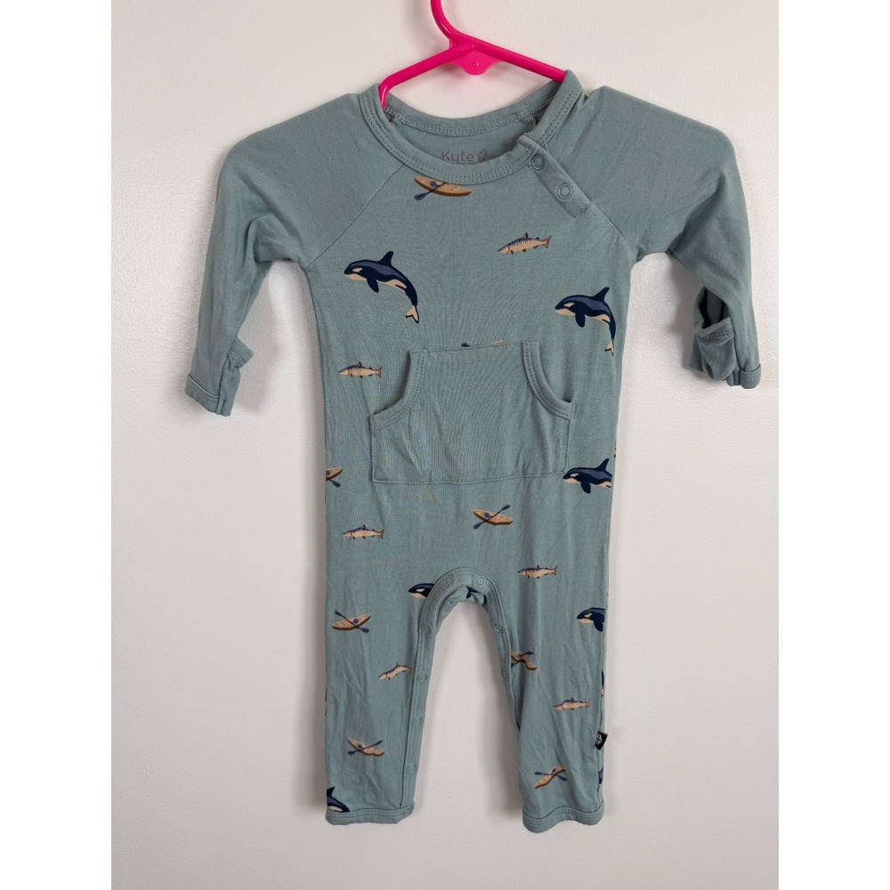Kyte Baby Coastline Orca Bamboo Longall 0-3 Months